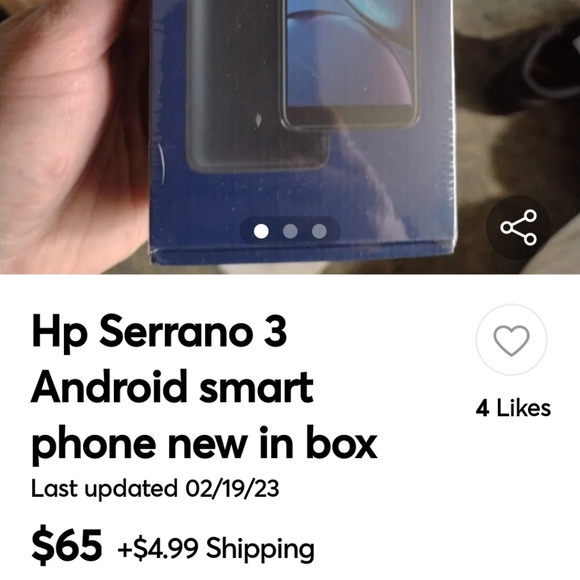 HP SERRANO 3 ANDROID SMARTPHONE - Picture 6 of 8